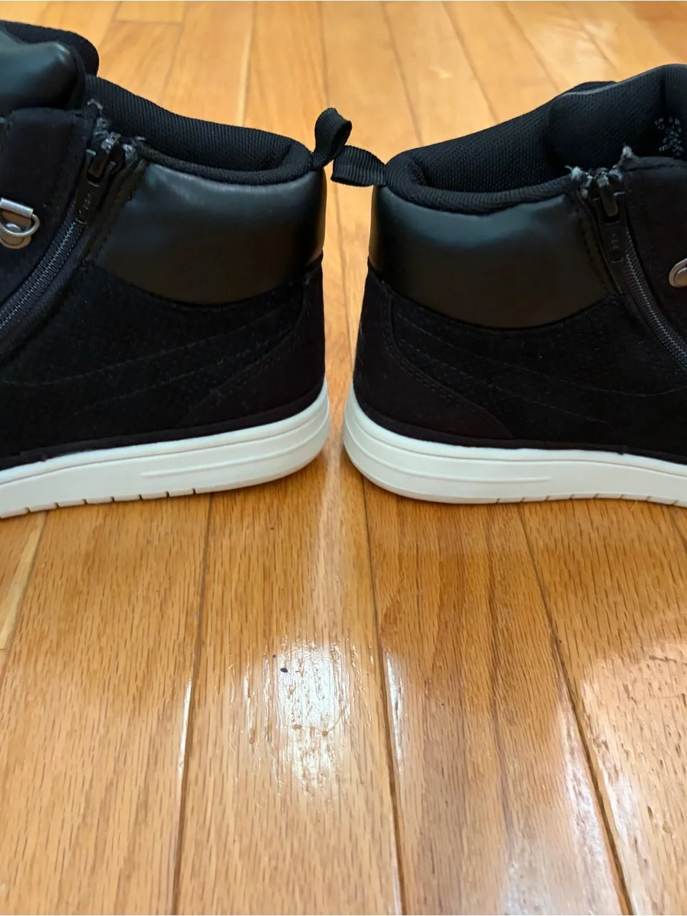 GAP Kids Black High-Top Sneakers with White Soles